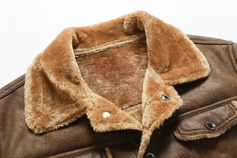 Hommes vêtements de haute qualité mâle épaissir veste en cuir hommes veste chaude jeunesse mode mant