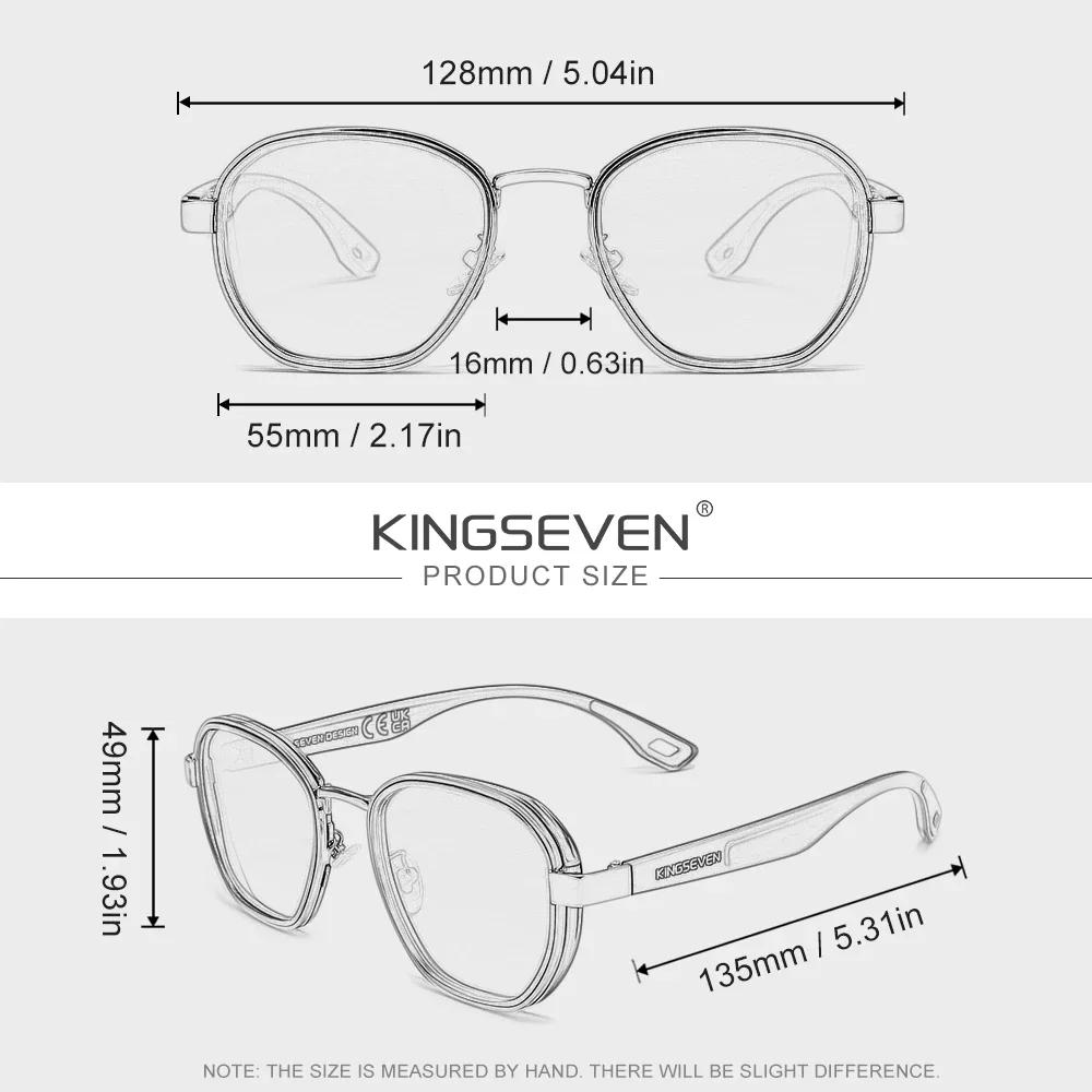 KINGSEVEN Lunettes de soleil polarisées tendance pour hommes et femmes, pour la conduite, les activi