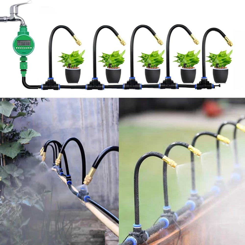 Kit de pulvérisation universel à flexion libre, bricolage, pour serre, jardin, fleurs, plantes, arro