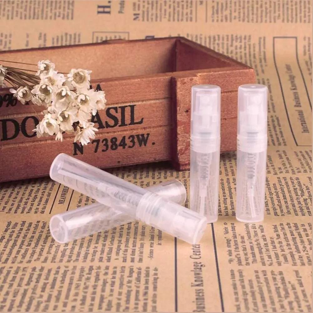 Mini bouteilles vides en plastique vaporisateur, 100 pièces, 2ml, 3ml, 5ml, atomiseur de parfum Port