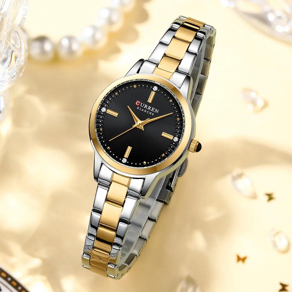 CURREN montres pour femmes mode originale montre-bracelet à Quartz pour dames cadran romain diamant