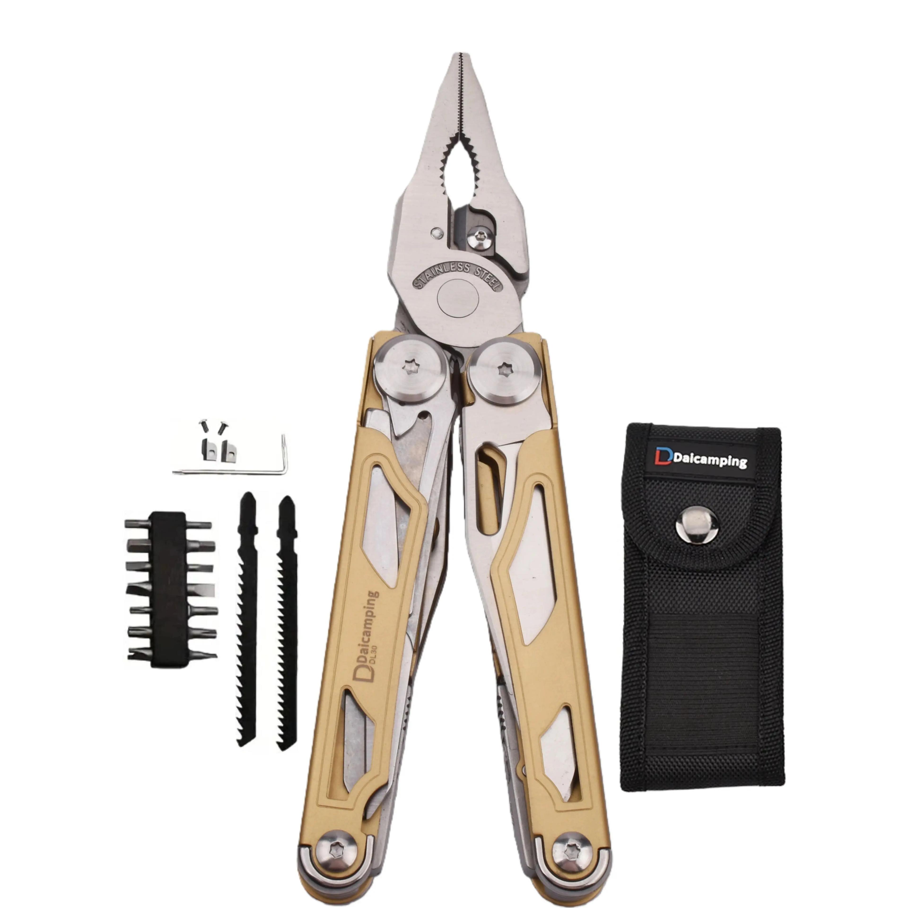 Daicamping DL30 DL301 DL25 bricolage multi-outils couteau pliant pince multi-outils EDC outils manue