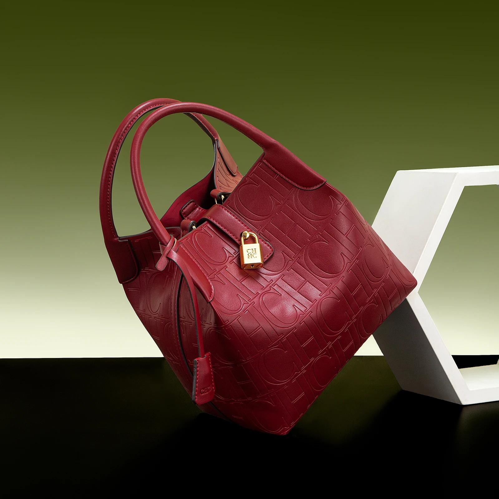 Sac à bandoulière classique rétro couleur unie pour femmes, sac seau de banlieue d'affaires, nouvell