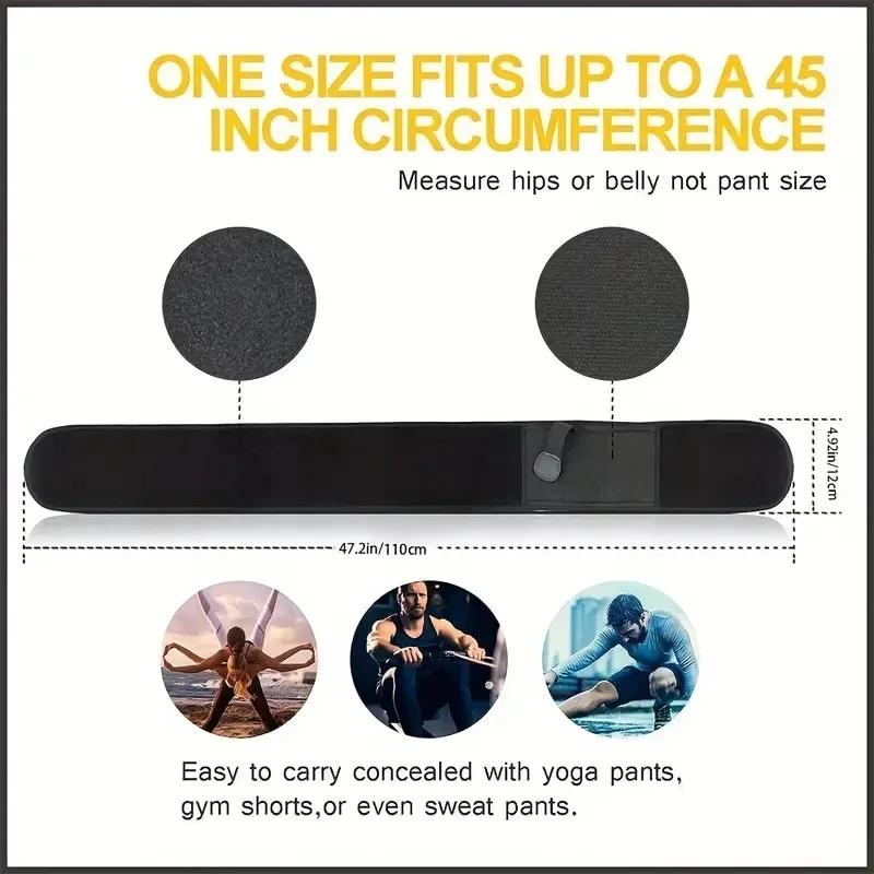 Ceinture de taille tactique pour hommes, pour transport dissimulé, étui pour pistolet de chasse/Fitn