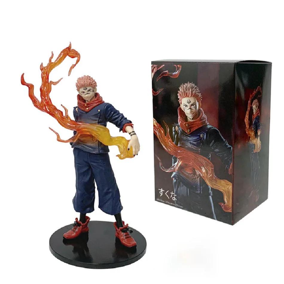 Figurine de dessin animé Jujutsu Kaisen Itadori Yuji, 21cm, modèle de poupée en PVC, jouets de Colle