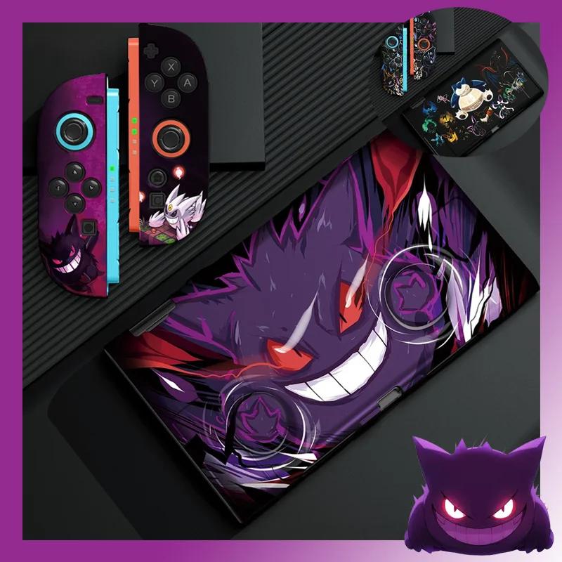 Étui Gengar de dessin animé pour Console de jeu Nintendo Switch 2/NS Oled, conception de Type fendu