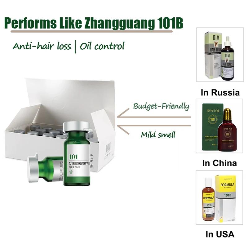 Zhangguang 101 tonique capillaire 10ml X32 puissant Anti perte de cheveux thérapie à base de plantes