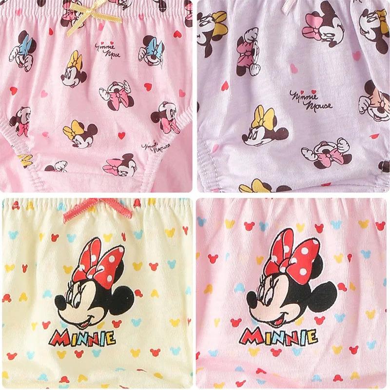 Lot de 5 paquets de sous-vêtements pour enfants avec dessin de Mickey, Culottes douces en coton pour