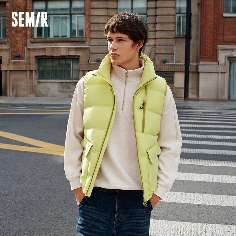 Semir vers le bas gilet hommes hiver 80% vers le bas remplissage trois résistant 2025 nouveaux Sport