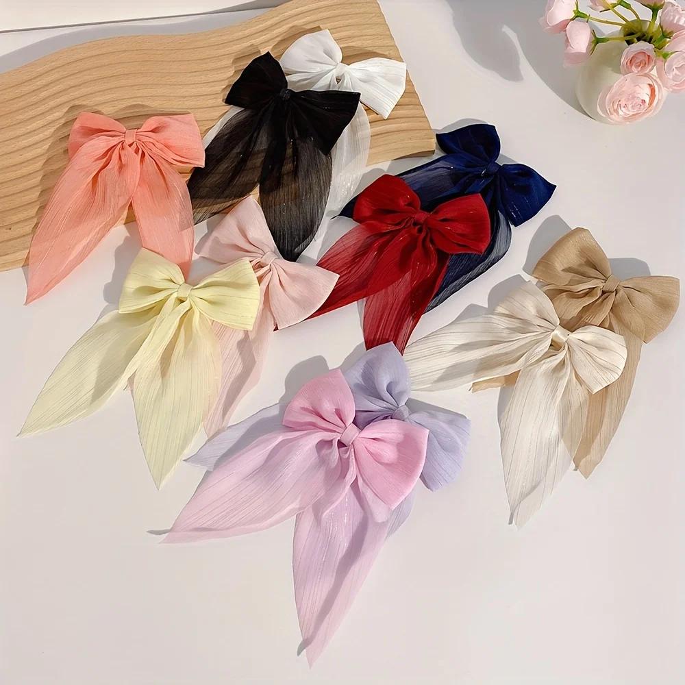 Épingles à cheveux à nœud doux qui ne blesse pas les cheveux, mignonnes et polyvalentes, 11 pièces