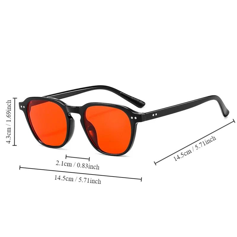 Mode carré rond lunettes De soleil hommes femmes marque concepteur rétro lunettes De soleil mâle fem