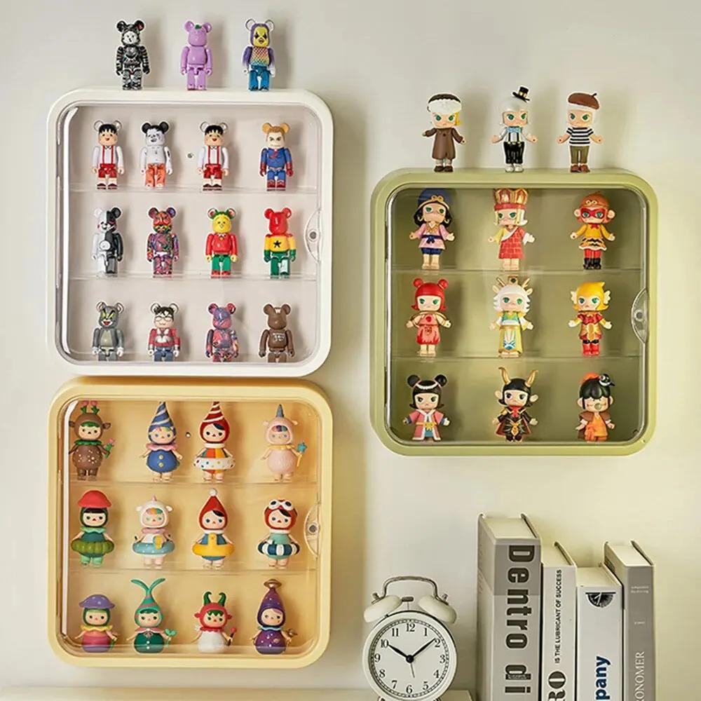 Boîte ennemi murale de stockage de beurre, vitrine de figurine d'aspiration magnétique T1, boîte enn