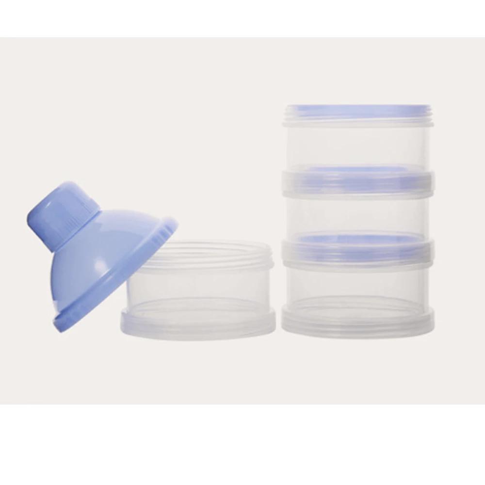 Boîte de lait en poudre Portable à 4/5 grilles, conteneur de collations pour bébés, boîte de stockag