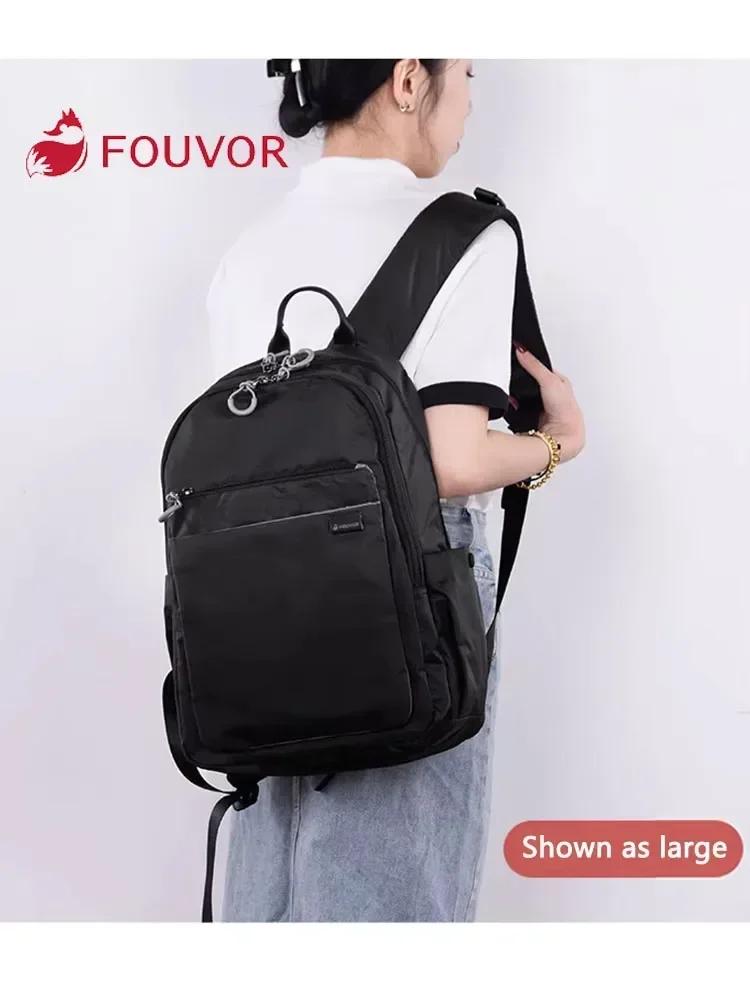 FouEisSac à dos étanche pour femme, grande capacité, toile de sport, sacs à dos pour ordinateur port
