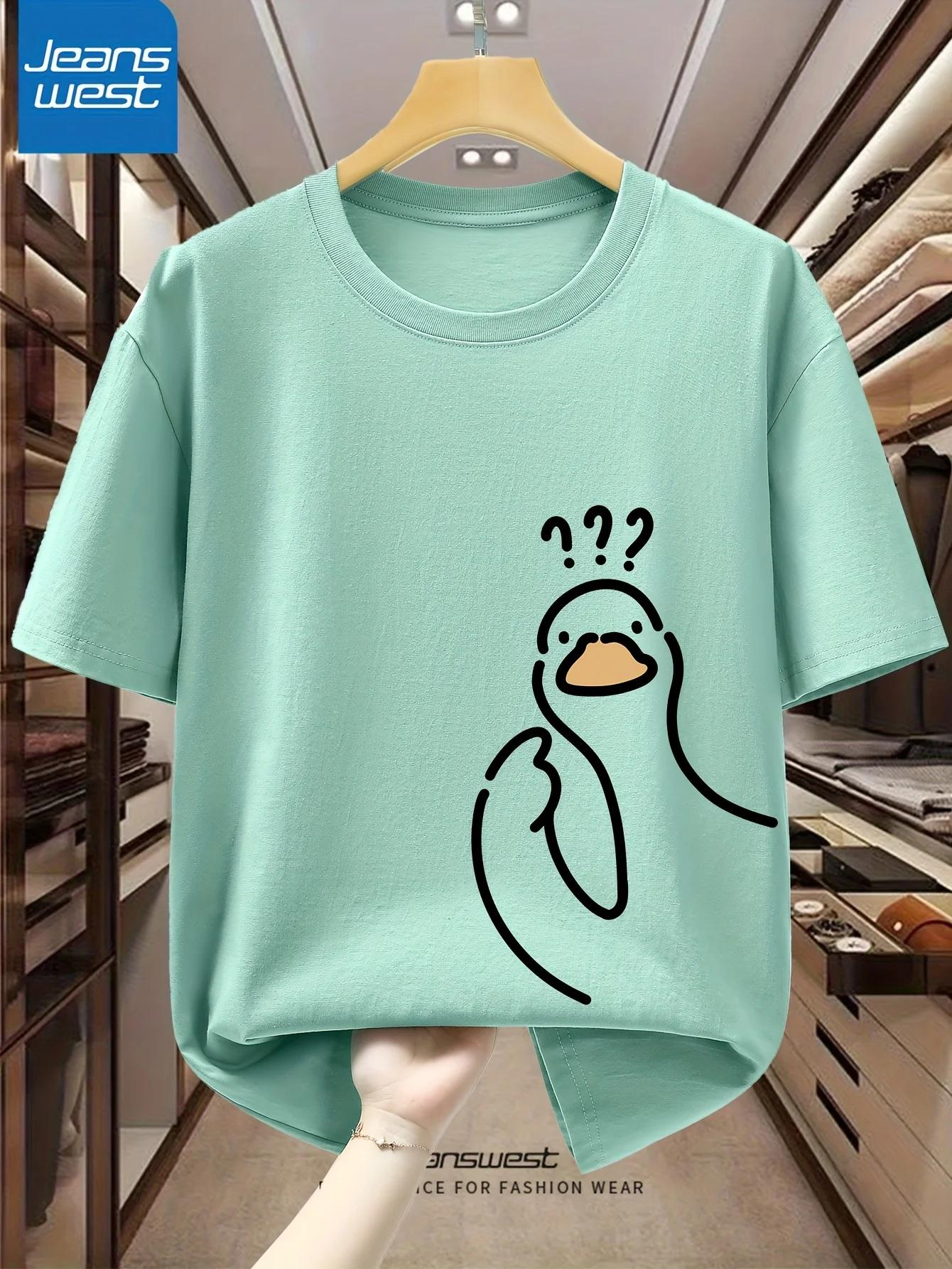 T-shirt à manches courtes et col rond pour hommes, 100% pur coton, à la mode, décontracté, ample, sp