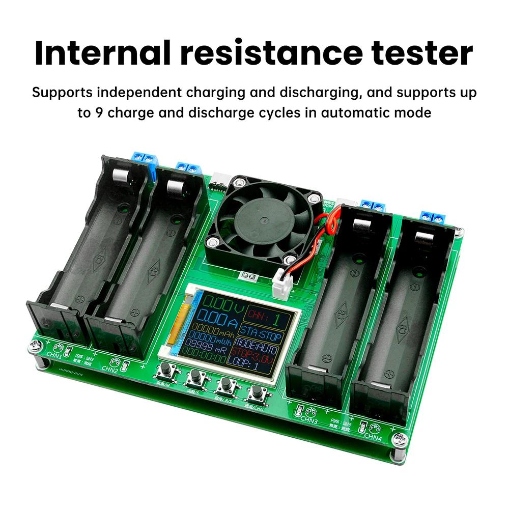 Testeur de capacité de batterie type-c à 4 canaux, affichage LCD, Module de détection de batterie nu