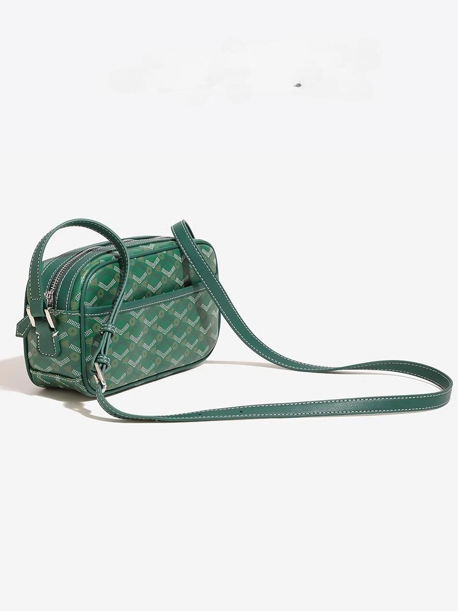 Luxury Designer Bags with Classic Letter Printing Vintage and Portable Dog Tooth Crossbody Waist Han