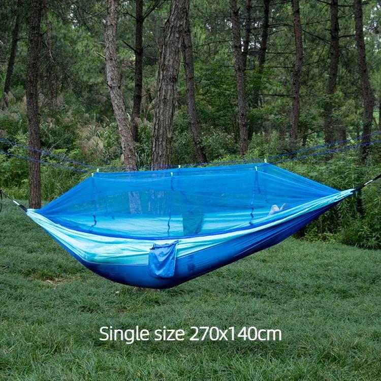 Hamac de couchage suspendu en tissu Nylon, Simple et Double taille, Portable, voyage, Camping en ple
