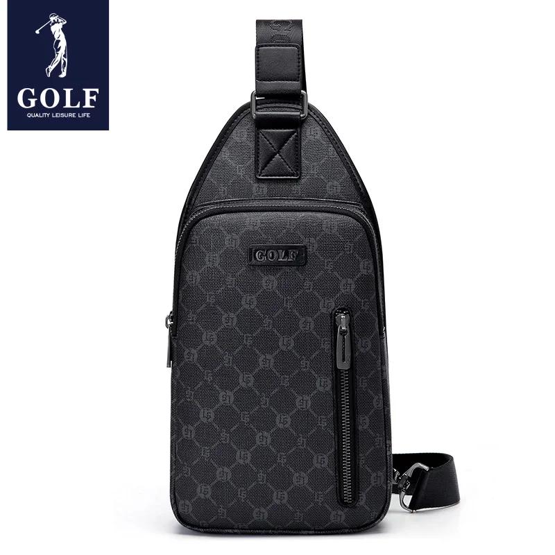 Sac à bandoulière GOLF pour hommes, sac à bandoulière, sac de poitrine tendance, petit sac d'affaire