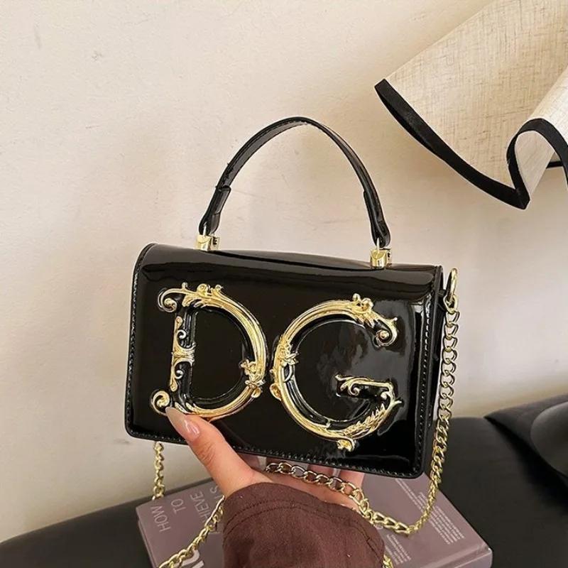 Sac bandoulière élégant en cuir pour femme, sac à langer de luxe de créateur, grande capacité, style