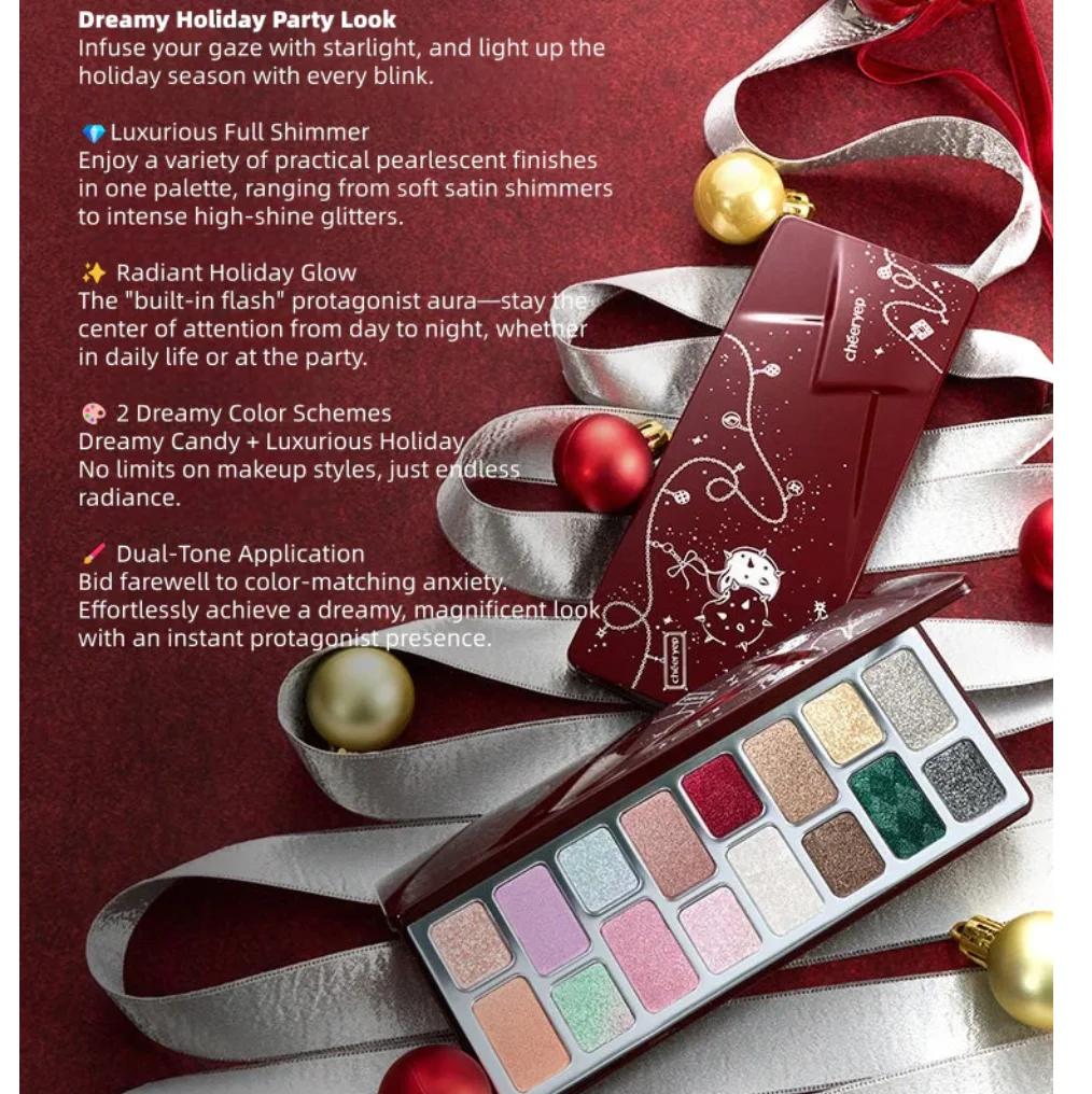 Palette de fards à paupières Qianyan Cheeryep STARLIT WISHES EYESHADOW PALETTE WISHES STARLIGHT 17g,
