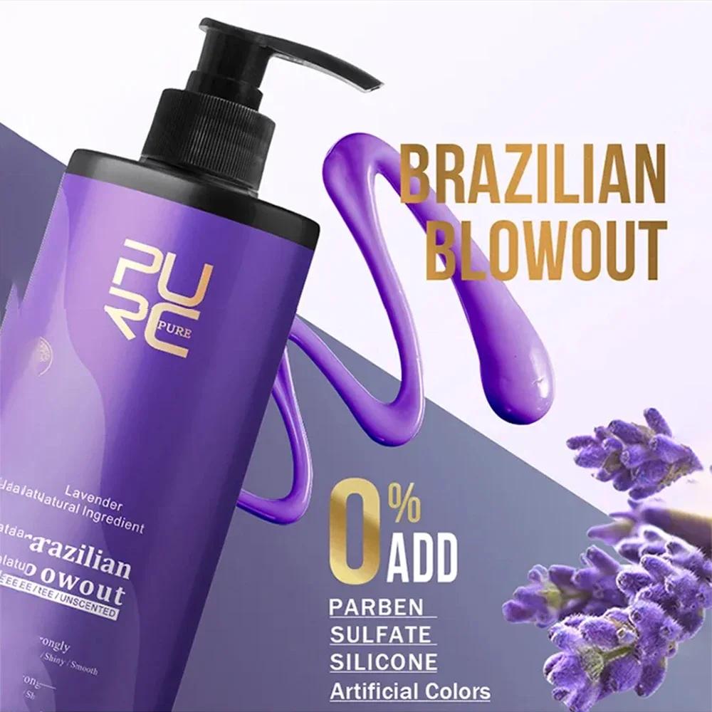 KerBrian-Traitement lissant pour cheveux bouclés et crépus, Produits de salon brésiliens, Soin lissa