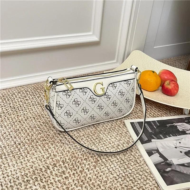 Sac bandoulière en cuir classique et élégant pour femme, sac à main de luxe de marque célèbre, acces