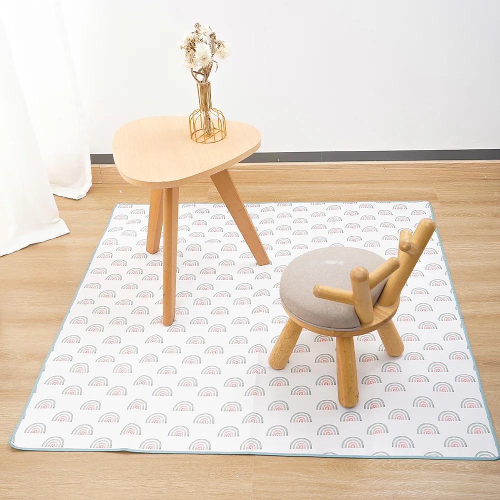 HappyFlute – tapis Splat pour sous chaise haute/Arts/artisanat, lavable, imperméable, antidérapant,