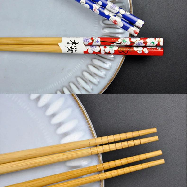 Baguettes de Panda chinois, Sushi japonais et coréen, baguettes en bois massif, cadeau de mariage, e