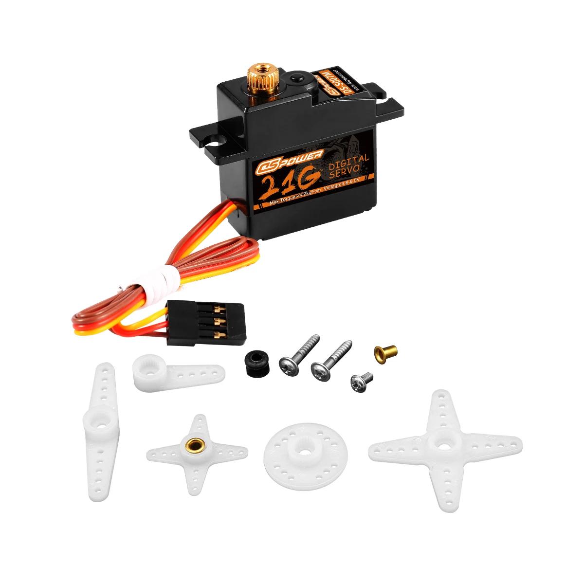DSpower 21g Metal Gear mini servo 4.2KG 17g Servo pour 1:18 1:16 rc voiture slash E-Revo 144001 Ro