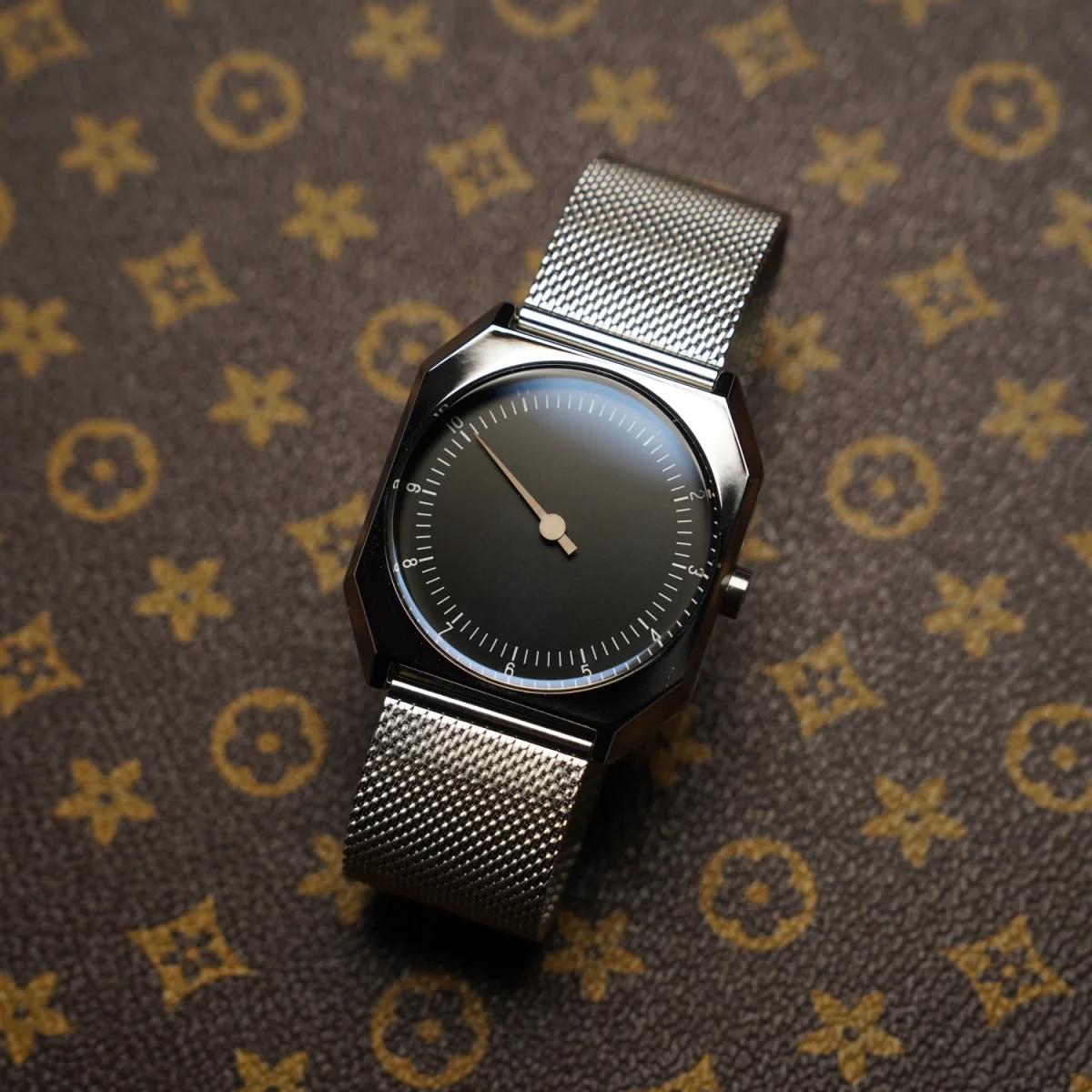 SKU – montre rétro à un pointeur pour hommes, montre à Quartz carrée de Style Vintage, Design Unique