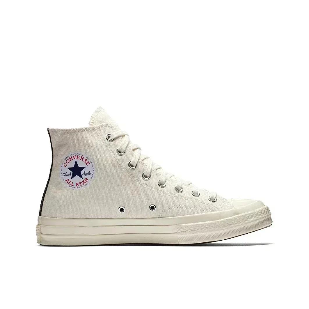 Converse années 1970 Chuck Taylor All Star Hi X CDG hommes et femmes chaussures de skateboard basket