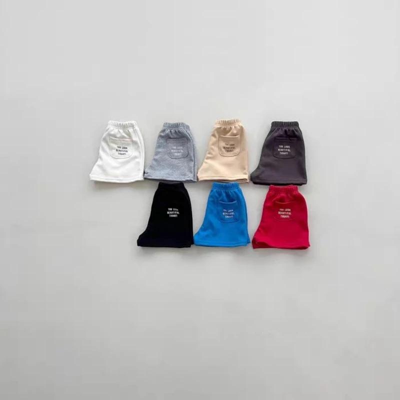 K2694 Short sportif fin d'été unisexe pour enfants, nouveau Style coréen, mode polyvalente, vêtement