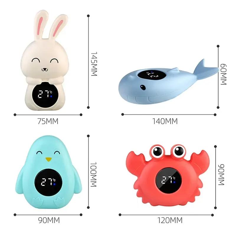 Compteur de température de bain pour bébé, eau numérique flottante, affichage LED, testeur de tempér