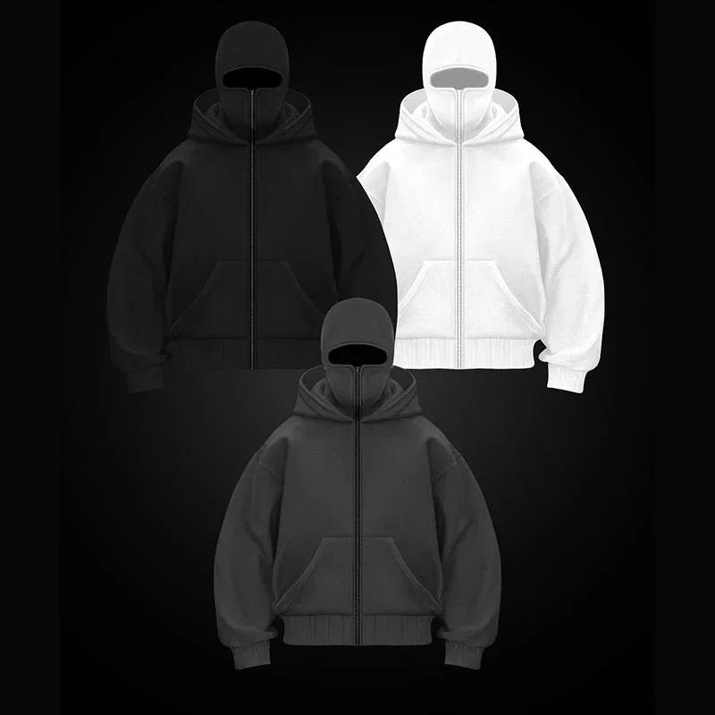Cagoule gothique Harajuku pour hommes et femmes, nouvel article d'hiver, sweat-shirt à double capuch