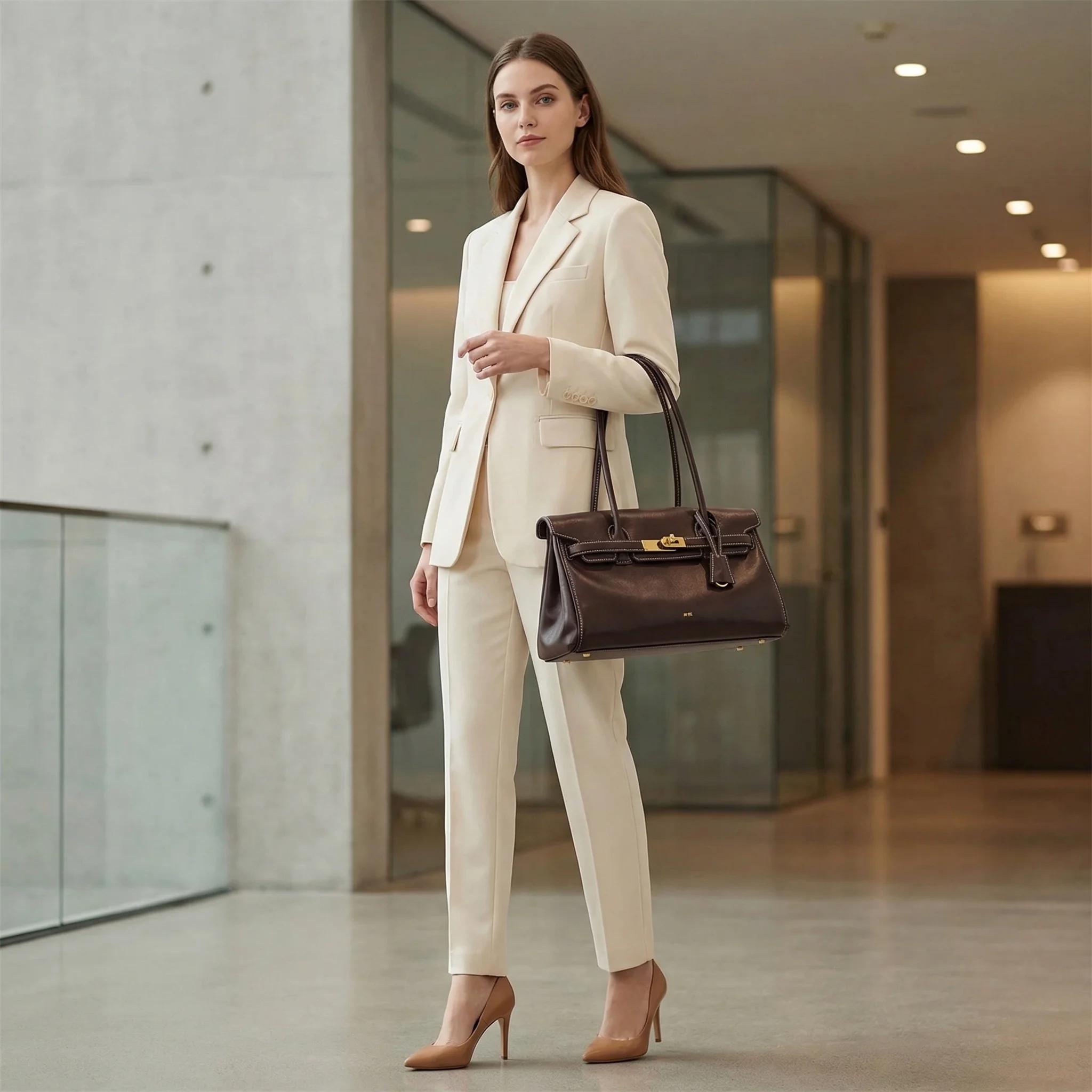 Nouveau sac à main en cuir souple pour femme JW PEI, tendance, avec boucle de verrouillage, petit de