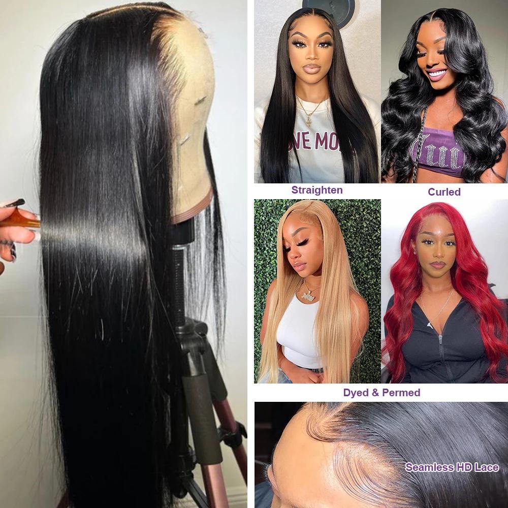 Perruque Lace Frontal Cheveux Humain Perruque Naturelle Moins Cher Perruque Cheveux Humain Sans Coll