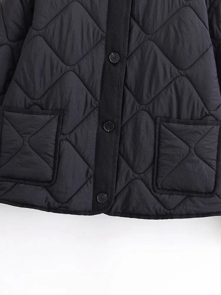 Nlzgmsj automne hiver femmes solide simple boutonnage col rond veste mode à manches longues manteau