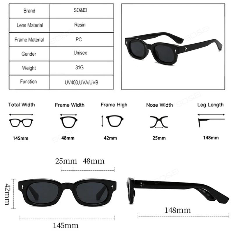 SO & EI rétro petit carré couleur bonbon lunettes de soleil femmes mode tendance Rivets hommes léopa