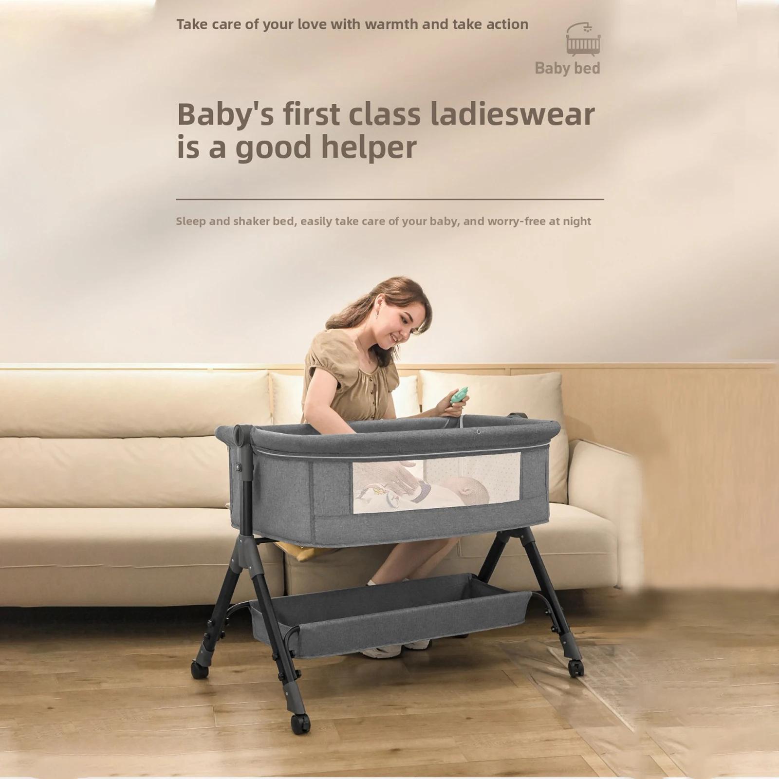 Lit à bascule pour bébé, berceaux pour bébé, berceau pour bébé, lit de voyage portable pour bébé, be
