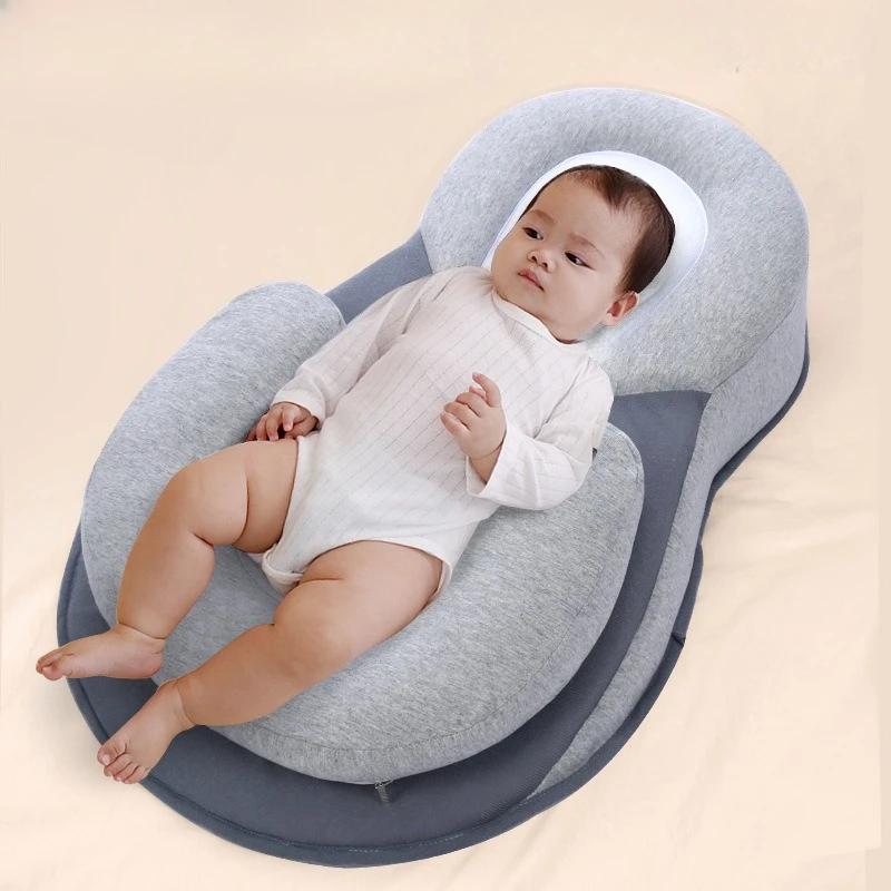 Oreiller Anti-reflux pour nouveau-nés - Pente ergonomique pour alimentation et sommeil sécurisé