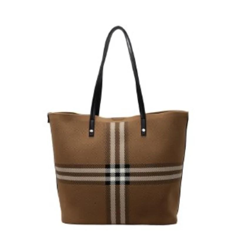 Sac à langer élégant en cuir, design classique, mode parisienne, grande capacité, pour femme, best-s