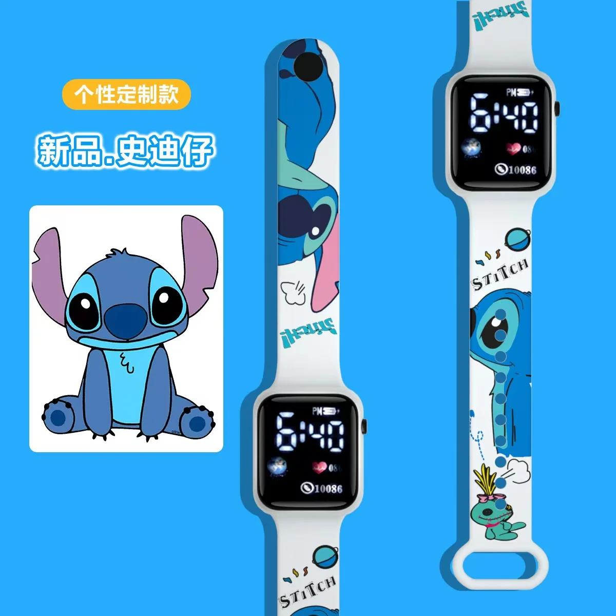 Nouveau dessin animé couleur imprimé étudiant LED montre électronique à la mode imprimé carré Y1 bou