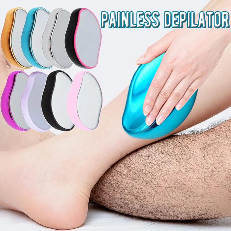 Gomme d'épilation physique en cristal chaud, épilateur indolore en verre, nettoyage facile, outil d'