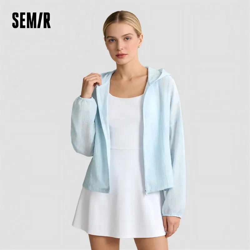 Veste Semir pour femme, imprimé floral, style girly, nouvelle collection été 2025, veste à capuche o