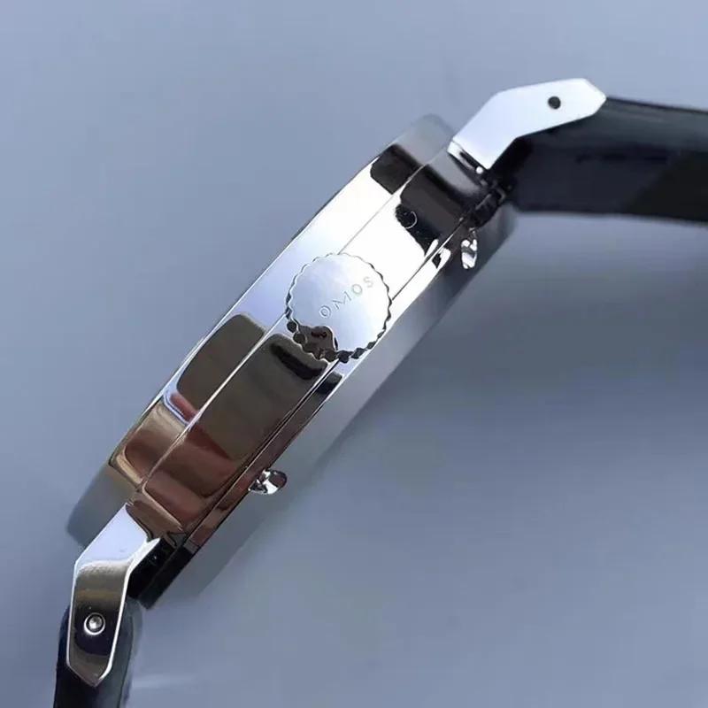Montre mécanique automatique pour hommes de 38 mm adaptée au mouvement à remontage automatique Seagu