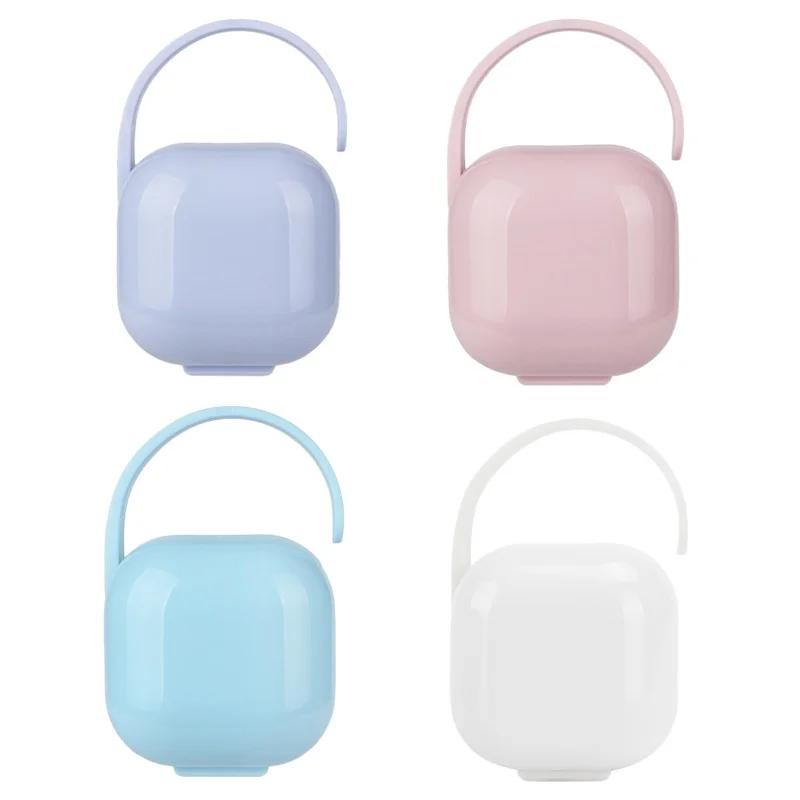 Boîte à sucettes en plastique PP pour bébé, petite boîte de rangement pour sucettes et aliments, pro
