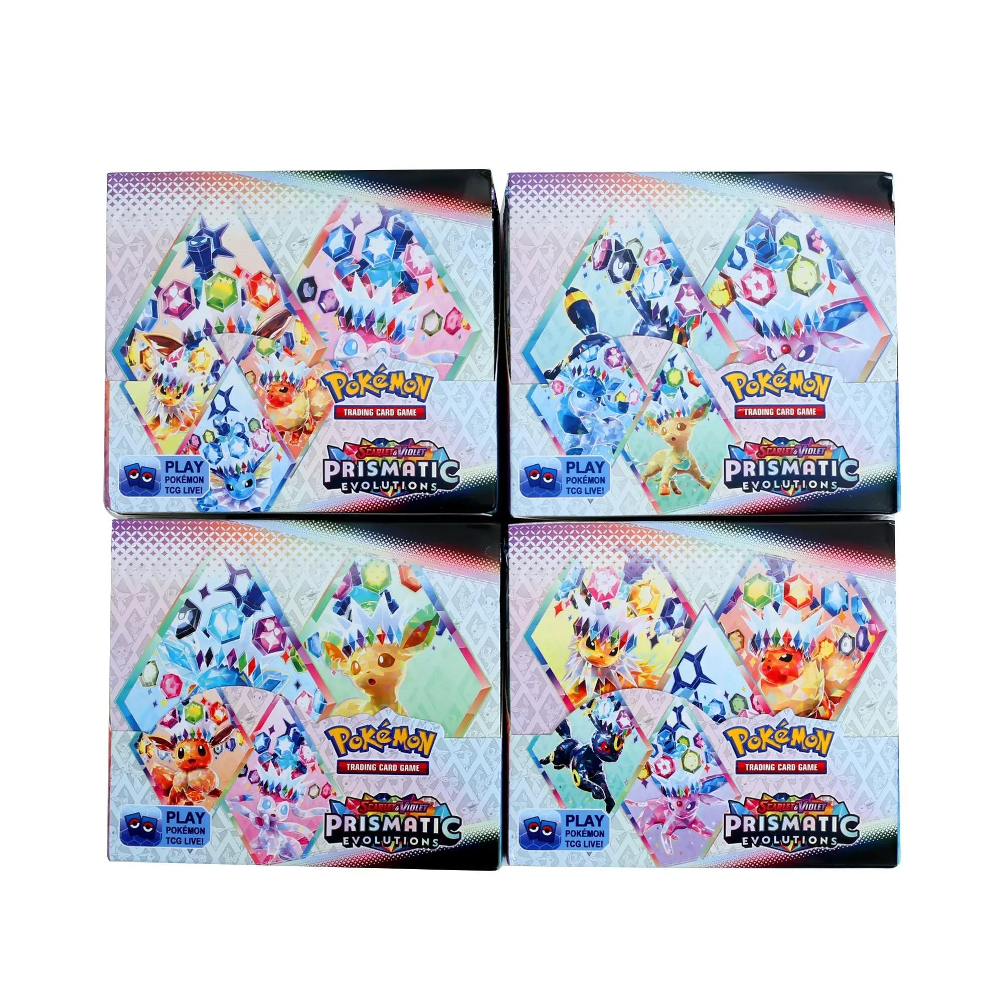 360 cartes Pokémon Prismatic Evolutions PHANTASMAL FLAMES Scarlet Violet 151 Black Bolt Booster Batt