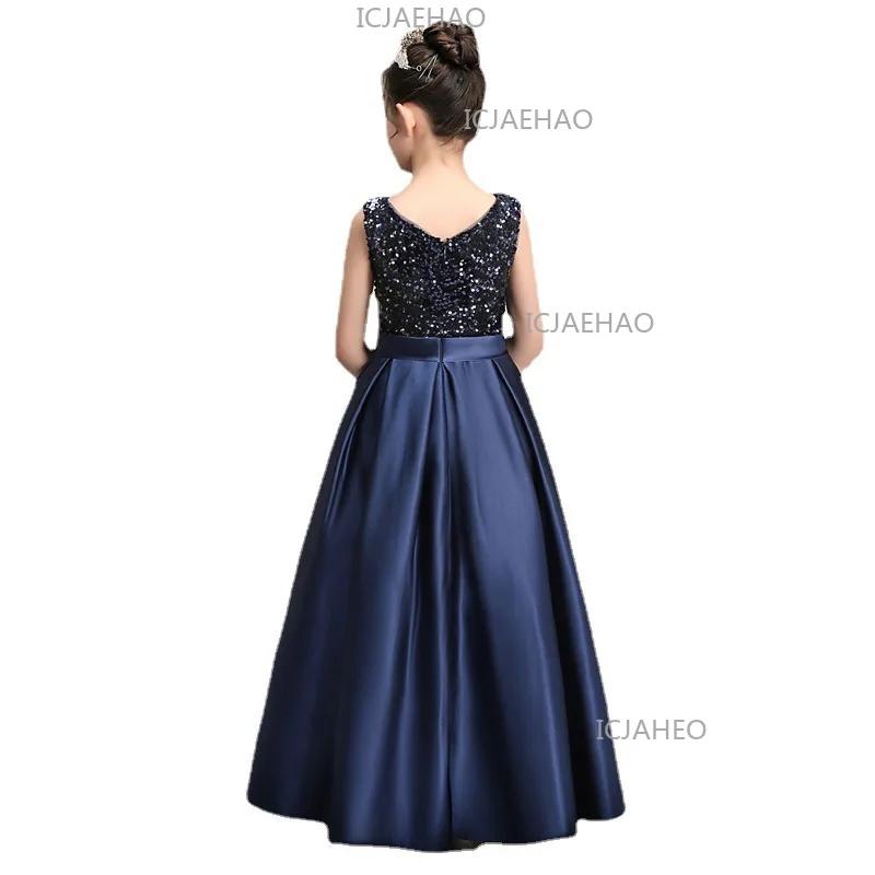Robe de princesse élégante pour filles 2026, tenue de soirée formelle pour piano et violon, costume