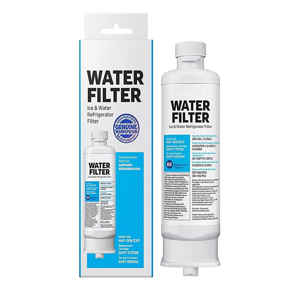 Certifié NSF Compatible avec le filtre à eau du réfrigérateur Samsung DA97-17376B HAF-QIN / EXP DA97